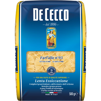 Pasta Farfalle 500g De Cecco