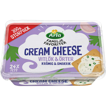 Cream cheese Vitlök &amp; Örter 300g Arla®