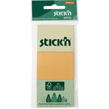 Sticky notes 38x50mm 100 bladx3
