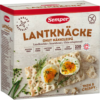 Lantknäcke Glutenfri 230g Semper