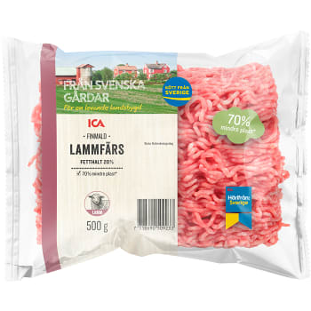 Lammfärs 20% 500g ICA