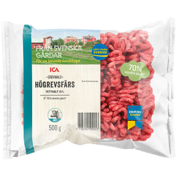 Högrevsfärs 15% 500g ICA