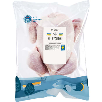 Kyckling hel ca 1,1kg ICA Gott Liv