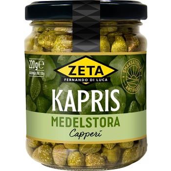 Kapris Medelstora 220g Zeta