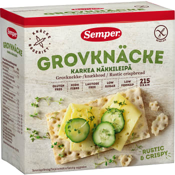 Grovknäcke Glutenfri 215g Semper