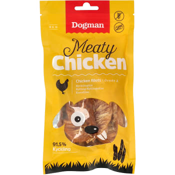 Hundgodis Chicken Fillets 80g Dogman