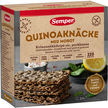 Quinoaknäcke Glutenfri 220g Semper