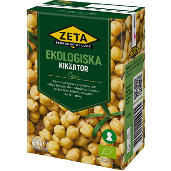 Kikärtor Ekologisk 380g Zeta