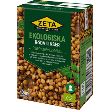 Röda Linser Ekologisk 380g Zeta
