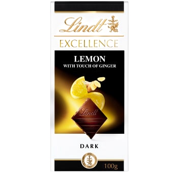 Choklad Excellence Lemon ginger 100g Lindt