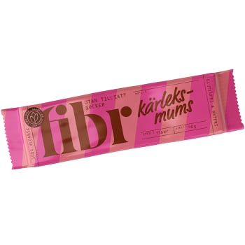 Energibar Kärleksmums Glutenfri/Nötfri 40g Fibr