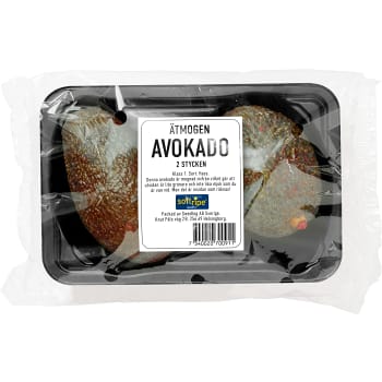Avocado 2-p ätmogen 320g Klass 1