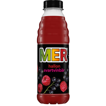 Fruktdryck Hallon &amp; svartvinbär 50cl MER