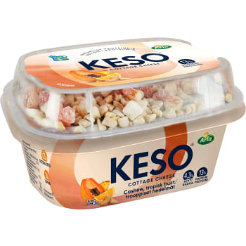 Mellanmål Cashewnötter ananas apelsin &amp; papaya 150g KESO®