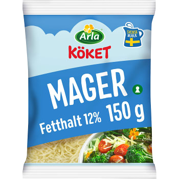 Riven ost Mager 12% 150g Arla Köket