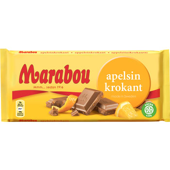 Chokladkaka Apelsinkrokant 200g Marabou