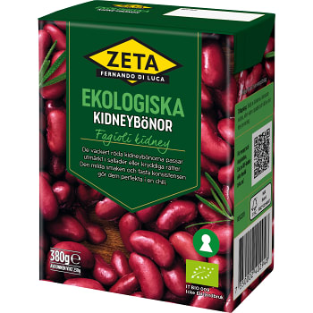 Kidneybönor Ekologisk 380g Zeta