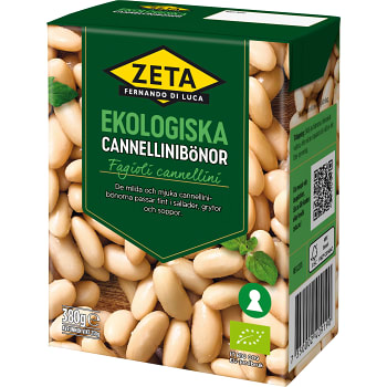 Cannellinibönor Ekologiska 380g Zeta