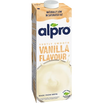 Sojadryck Vanilj 3,4% 1l Alpro