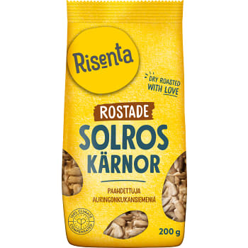Solroskärnor Torrostade 200g Risenta