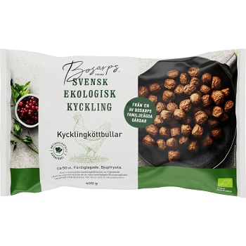 Kycklingköttbullar Ekologisk Fryst 400g Kronfågel Bosarp