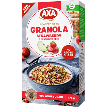 Granola Strawberry &amp; Sunflower Seed 475g AXA