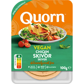 Chiqin pålägg skivor Vegan Glutenfri 100g Quorn