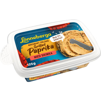 Bredbart pålägg Grillad paprika 125g Lönneberga