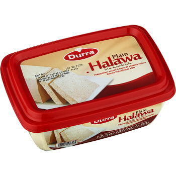 Halva Vanilj Slät 350g Durra