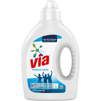 Flytande Tvättmede Brilliant White 760ml Via