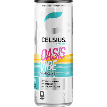 Energidryck Oasis Vibe Sockerfri 33cl Celsius