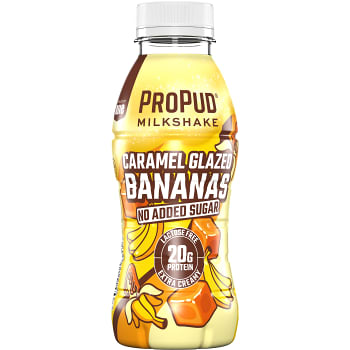 Protein Milkshake Caramel Glazed Bananas Laktosfri 1,6% 330ml ProPud