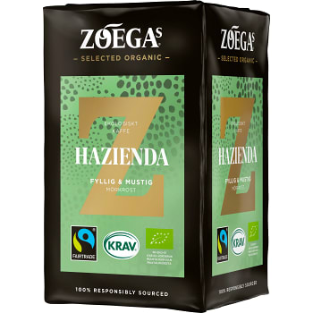Bryggkaffe Hazienda 450g KRAV Zoegas