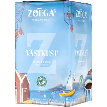 Bryggkaffe Mellanrost Västkust 450g Zoegas
