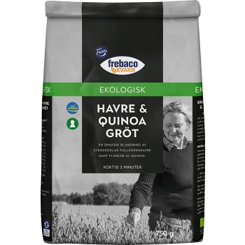 Havregryn &amp; quinoa Gröt 750g KRAV Frebaco