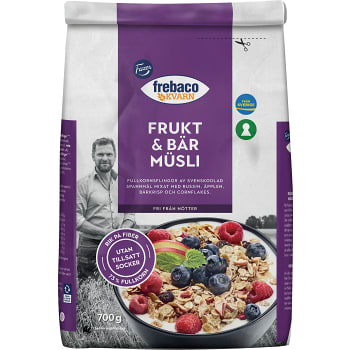 Müsli Frukt &amp; Bär 700g Frebaco