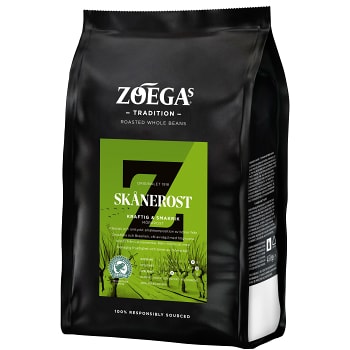 Skånerost Hela bönor 450g Zoegas