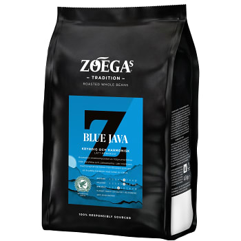 Blue java Hela bönor 450g Zoegas