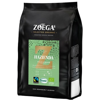 Kaffebönor Hazienda Ekologisk 450g KRAV Zoegas