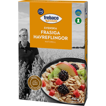 Havreflingor Naturella 450g Frebaco