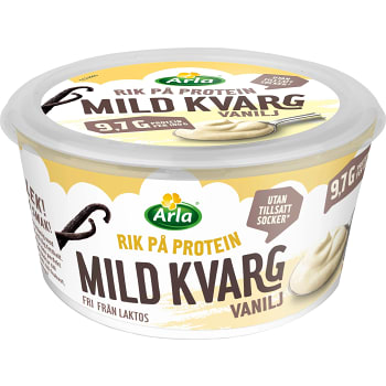 Kvarg Vanilj Mild Laktosfri 0,2% 450g Arla®