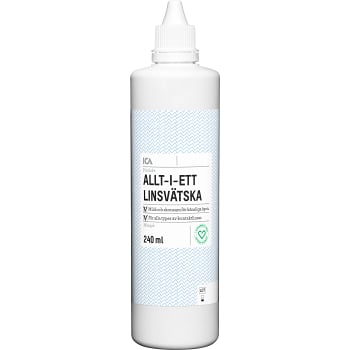 Linsvätska 240ml ICA Hjärtat
