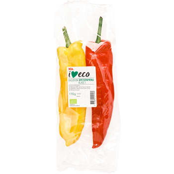 Paprika Mix Spetsig Ekologisk 170g KRAV Klass 1