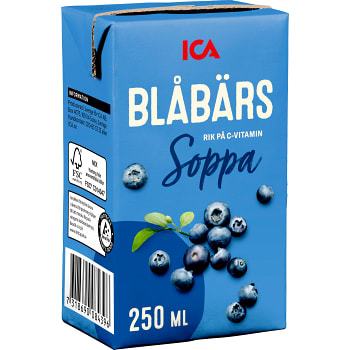 Blåbärssoppa 250ml ICA