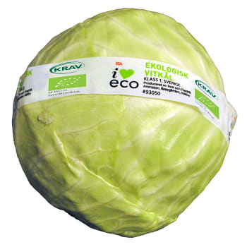 Vitkål Eko 1 pack Klass 1 ICA