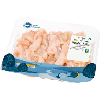 Kycklingbröststrimlor 600g ICA Gott Liv