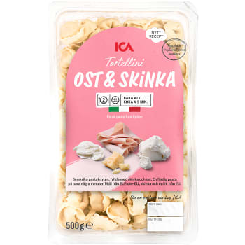 Tortelloni Ost & Skinka 500g ICA | Handla mat online från din lokala ...