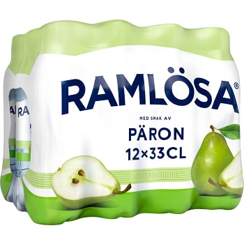Vatten Kolsyrat Päron 33cl 12-p Ramlösa