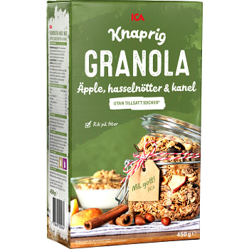 Granola Äpple Kanel 450g ICA