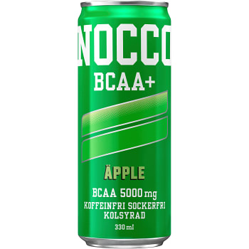 Funktionsdryck BCAA Äpple Koffeinfri Sockerfri 33cl Nocco